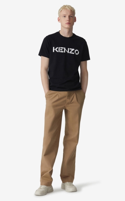 Kenzo Men Kenzo Logo T-shirt Black